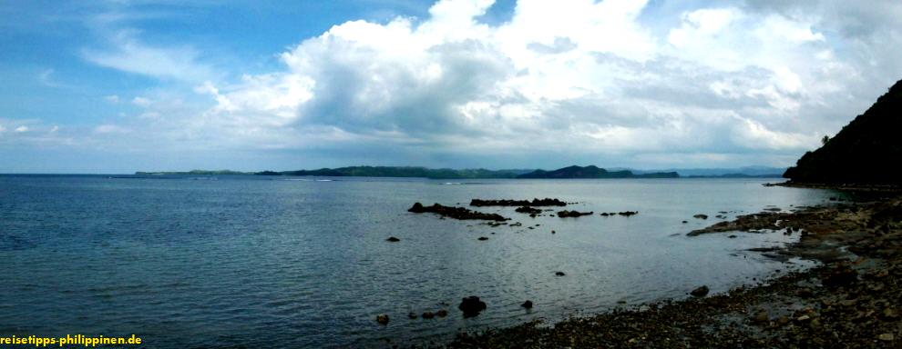 Blick zur Insel Panay von Bugao, Catanduanes