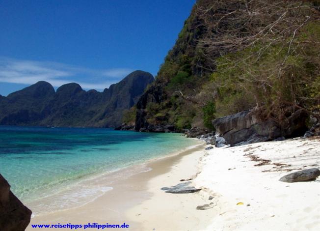 Strand bei El Nido, Palawan