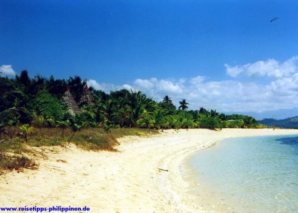 Pandan Island, Strand