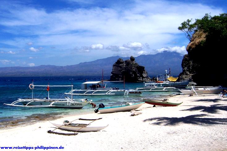Apo Island, Strand