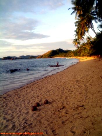 Strand bei Ocam Ocam, Busuanga