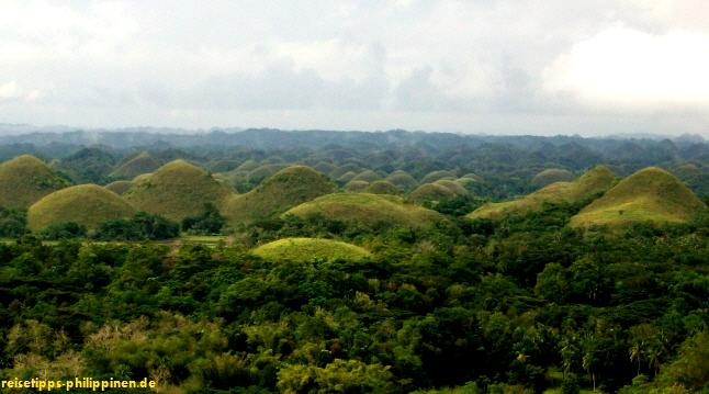 chocolate hills auf Bohol